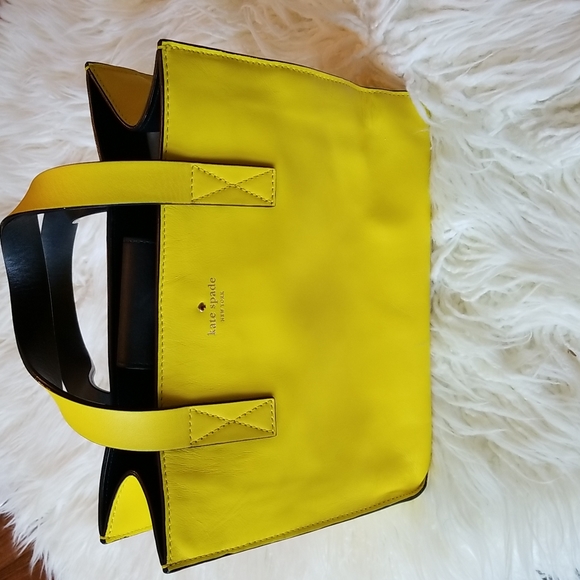 kate spade Handbags - Kate Spade yellow soft leather handbag